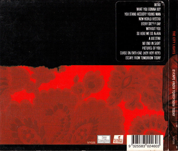 The City Lights : Escape From Tomorrow Today (CD, Album)
