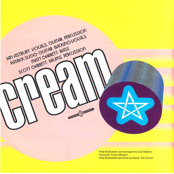 Holy Barbarians : Cream (CD, Album)