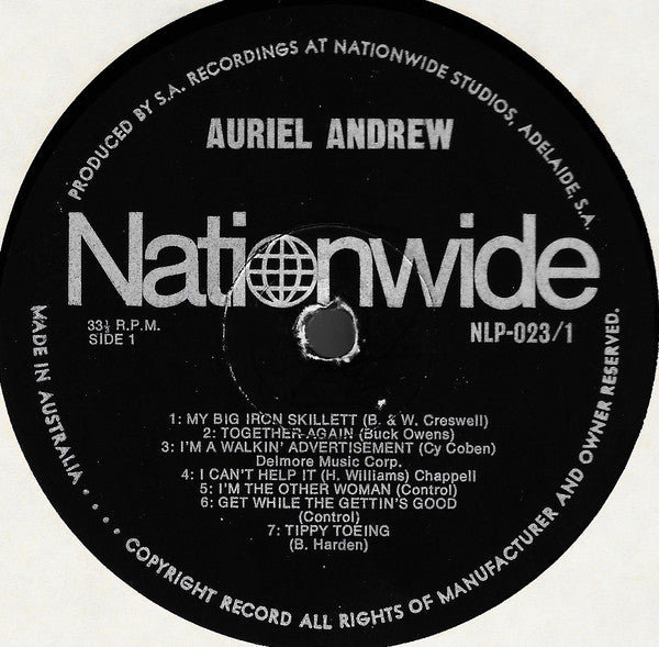Auriel Andrew : Just For You (LP)