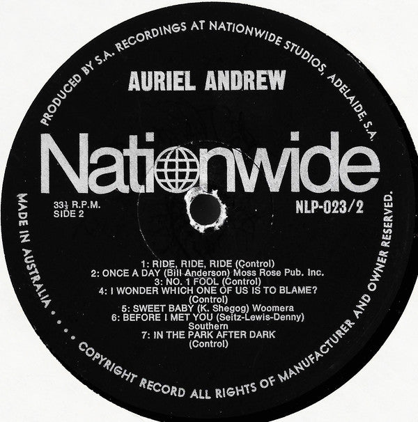 Auriel Andrew : Just For You (LP)