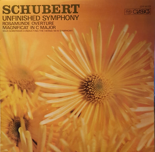 Franz Schubert - Max Goberman Conducting The Vienna New Symphony : Unfinished Symphony / Rosamunde Overture / Magnificat In C Major (LP, Album)