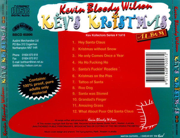 Kevin Bloody Wilson : Kev's Kristmas (CD, Album)