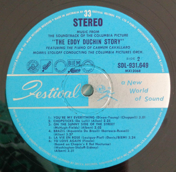 Carmen Cavallaro : The Eddy Duchin Story (LP, Album)