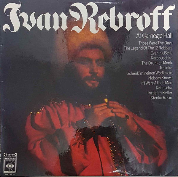 Ivan Rebroff : At Carnegie Hall (LP, Album)