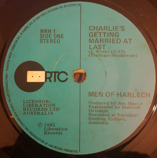 Men Of Harlech : Charlie's Getting Married At Last (7", Single)
