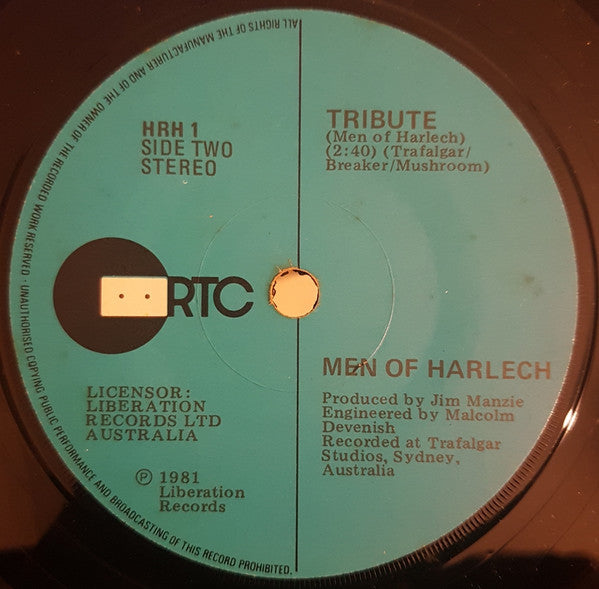 Men Of Harlech : Charlie's Getting Married At Last (7", Single)