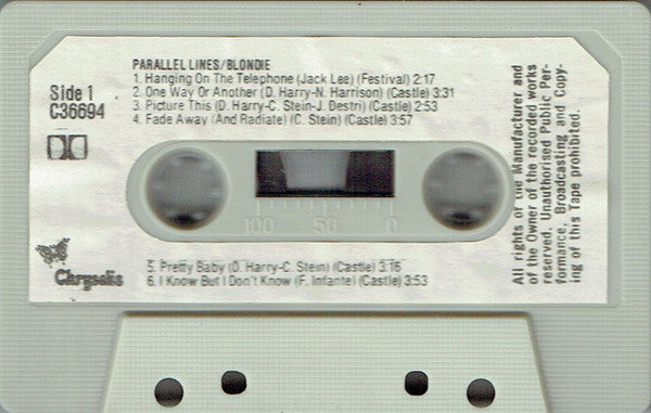 Blondie : Parallel Lines (Cass, Album, RE, Dol)