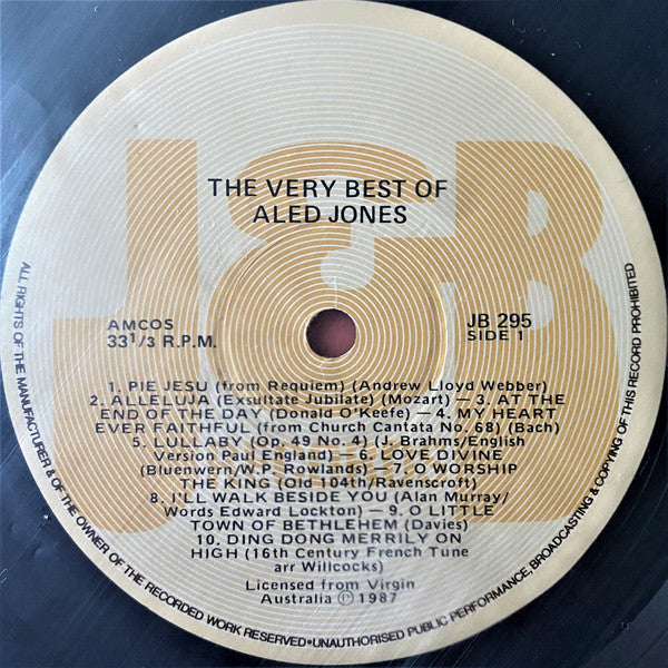 Aled Jones : The Very Best Of Aled Jones (LP)