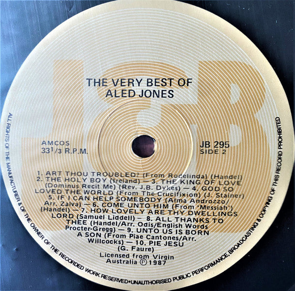 Aled Jones : The Very Best Of Aled Jones (LP)