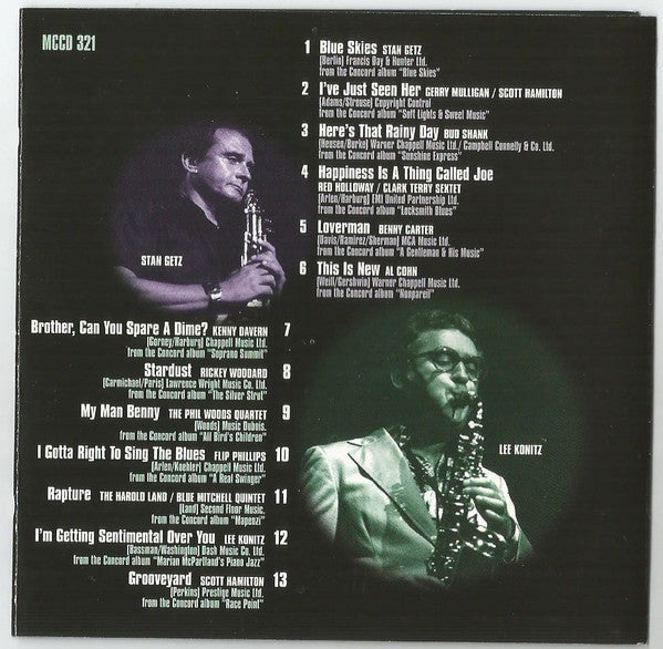 Various : Jazz Saxophone In A Soulful Mood (CD, Comp)