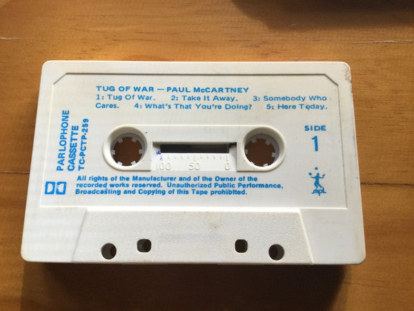 Paul McCartney : Tug Of War (Cass, Album, Dol)