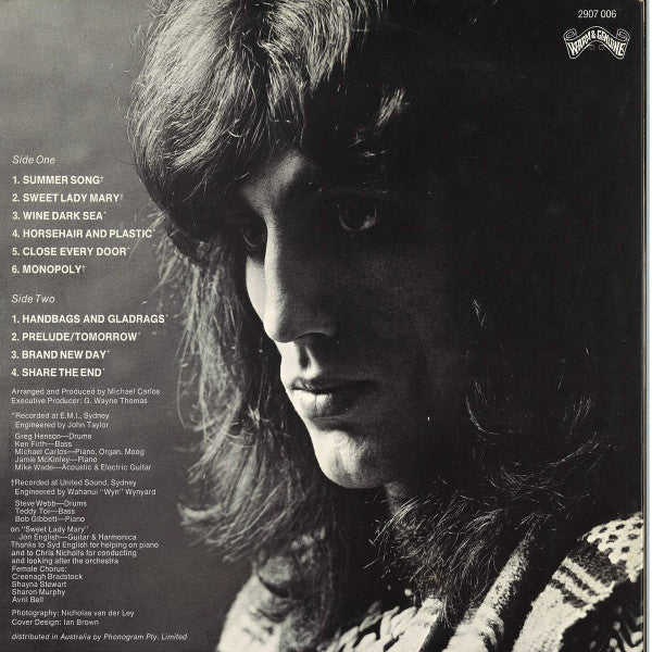 Jon English (3) : Wine Dark Sea (LP, Album, Gat)