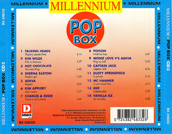 Various : Millennium Pop Box CD 3 (CD, Comp)