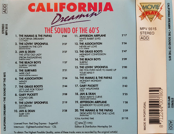 Various : California Dreamin' • The Sound Of The 60's (CD, Comp)