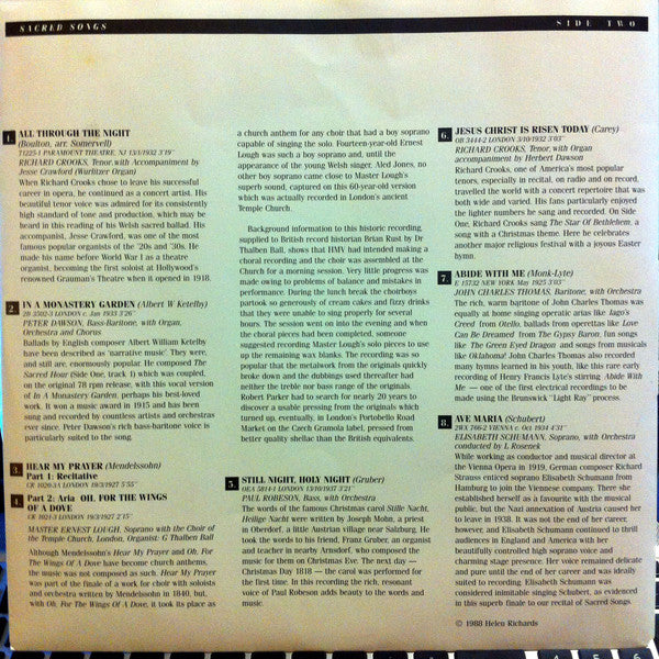 Various : Robert Parker's Sacred Songs (LP, Comp)
