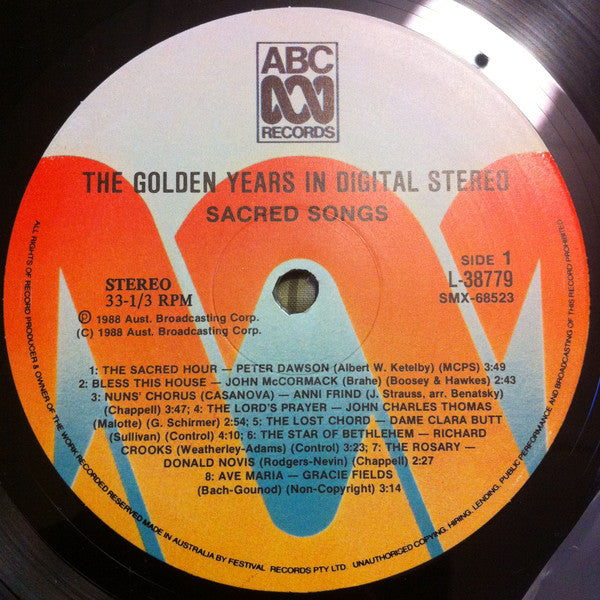 Various : Robert Parker's Sacred Songs (LP, Comp)