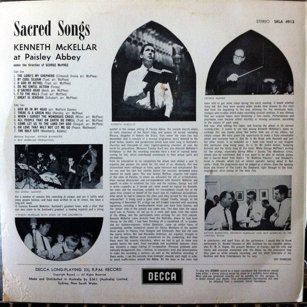 Kenneth McKellar : Sacred Songs (LP, Album)