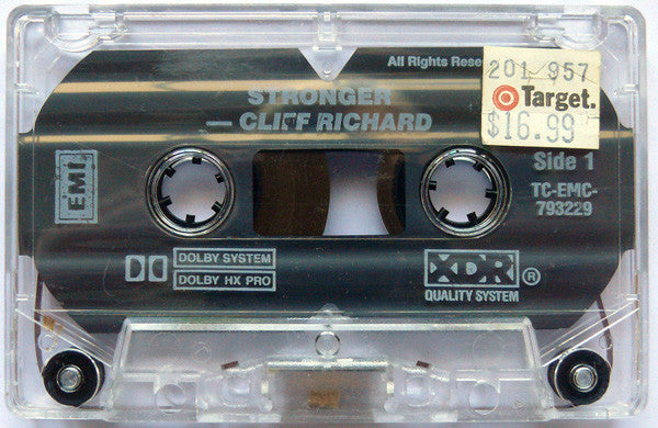 Cliff Richard : Stronger (Cass, Album, XDR)