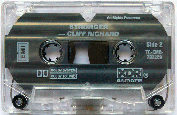 Cliff Richard : Stronger (Cass, Album, XDR)