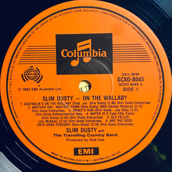 Slim Dusty : On The Wallaby (LP, Album)