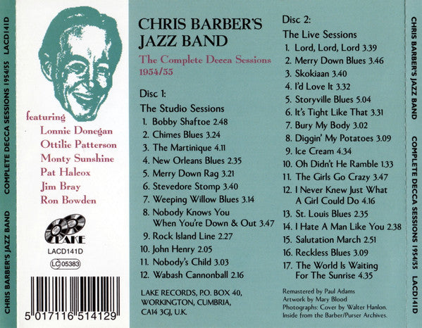 Chris Barber's Jazz Band : The Complete Decca Sessions 1954/55 (2xCD, Album, Comp)
