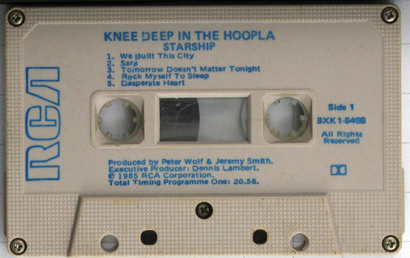 Starship (2) : Knee Deep In The Hoopla (Cass, Album)