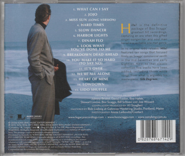 Boz Scaggs : Hits! (CD, Comp, RE)
