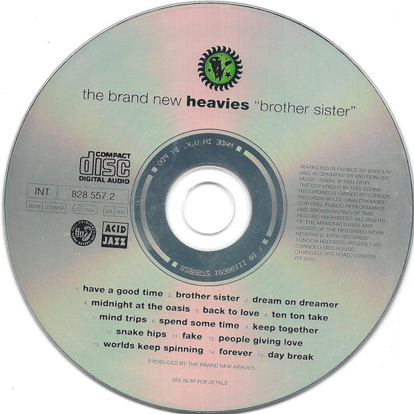 The Brand New Heavies : Brother Sister (CD, Album)