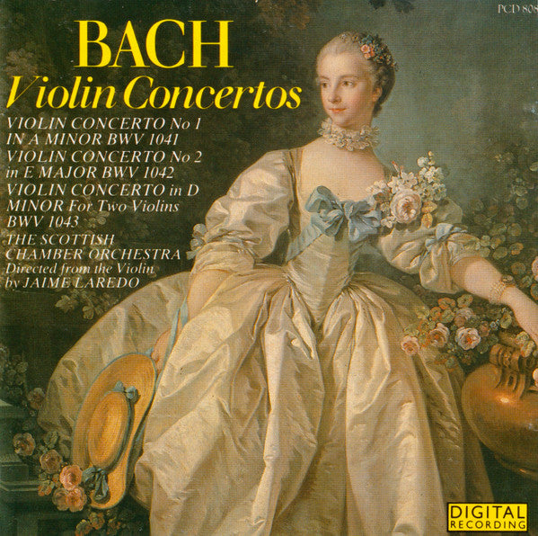 Bach* - The Scottish Chamber Orchestra*, Jaime Laredo : Violin Concertos (CD, Album)