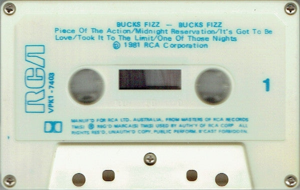 Bucks Fizz : Bucks Fizz (Cass, Album)