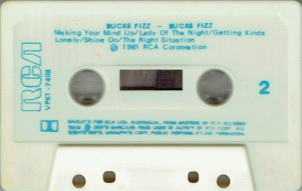 Bucks Fizz : Bucks Fizz (Cass, Album)