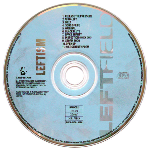 Leftfield : Leftism (CD, Album)