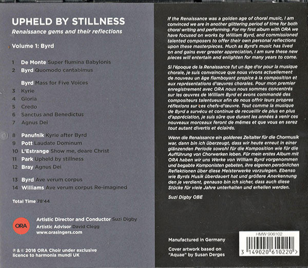 ORA (9) : Upheld By Stillness (CD, Album)