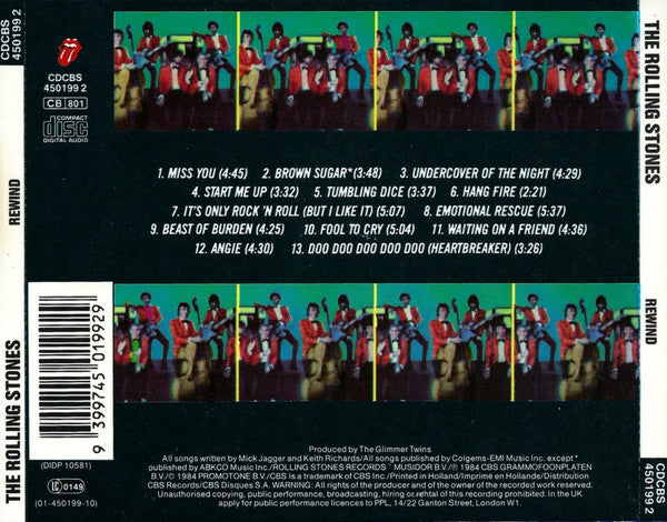 The Rolling Stones : Rewind  (CD, Comp, Bar)