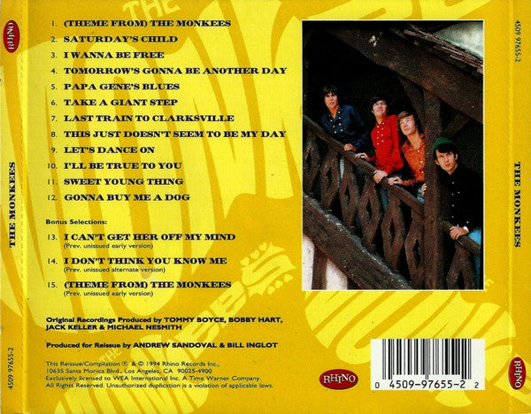 The Monkees : The Monkees (CD, Album, RE, RM)