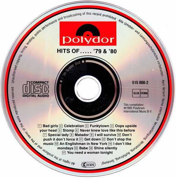 Various : Hits Of.....79+80 (CD, Comp)