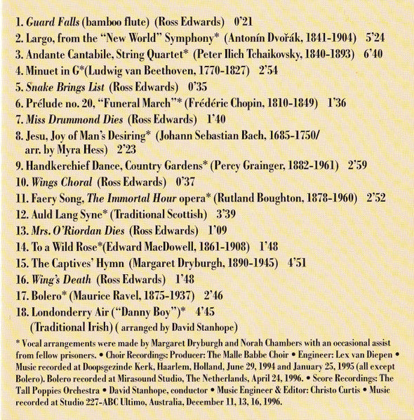 Malle Babbe Women's Choir, Leny van Schaik, Women's Choir Of Haarlem : Paradise Road (Song Of Survival) (Original Motion Picture Soundtrack) (CD, Album)