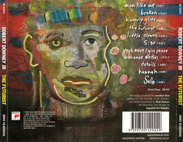 Robert Downey Jr. : The Futurist (CD, Album)