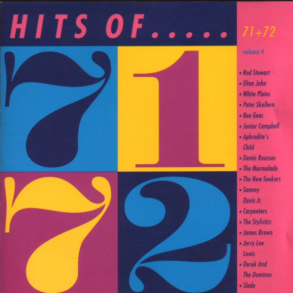 Various : Hits Of.....71 + 72 (CD, Comp)