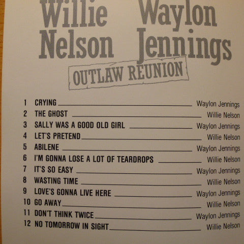 Willie Nelson, Waylon Jennings : Outlaw Reunion (CD, Comp)