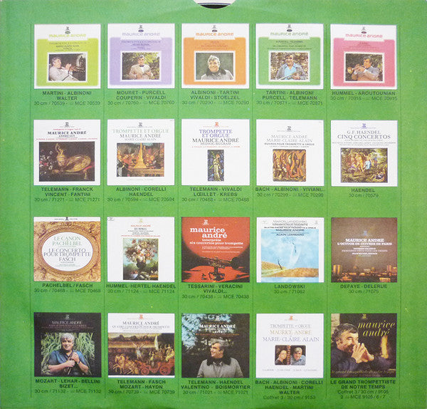 Maurice André, Johann Sebastian Bach : Suite No. 2 En Si Mineur  BWV 1067 (Badinerie) /  Duo De La Cantate BWV 78 ... (LP, Comp)