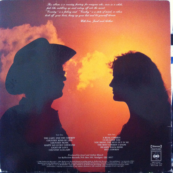 Jewel And Arthur Blanch : The Lady And The Cowboy (LP, Album)