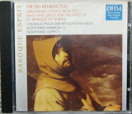 Choralschola Der Benediktinerabtei Münsterschwarzach, Godehard Joppich : Vir Dei Benedictus - Gregorian Chants From The Mass And Office For The Feast Of St. Benedict Of Nursia (CD, Album)