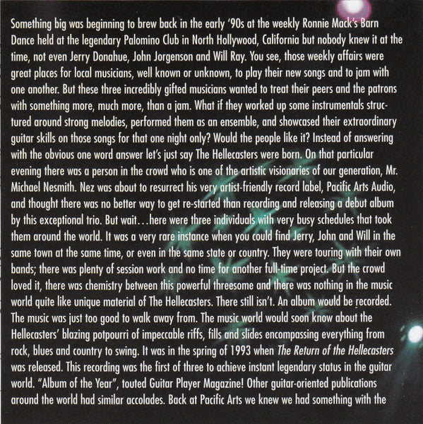 The Hellecasters : Essential Listening Volume 1 (CD, Comp)