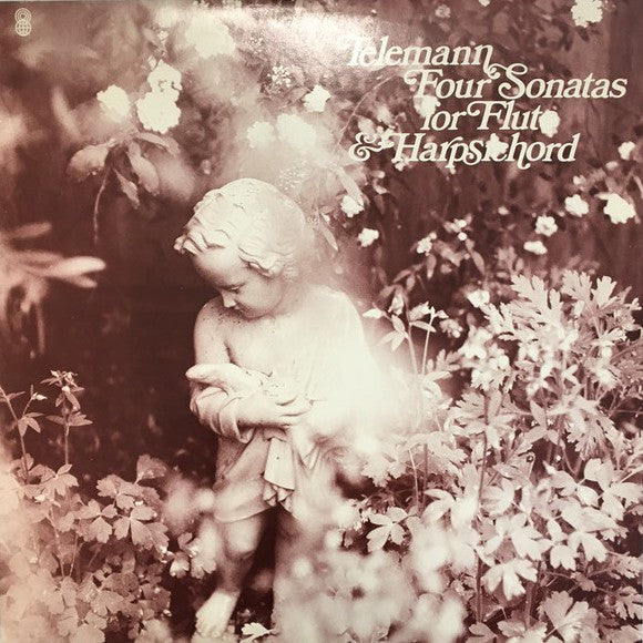 Georg Philipp Telemann : Four Sonatas For Flute & Harpsichord (LP, Album, Club, RE)