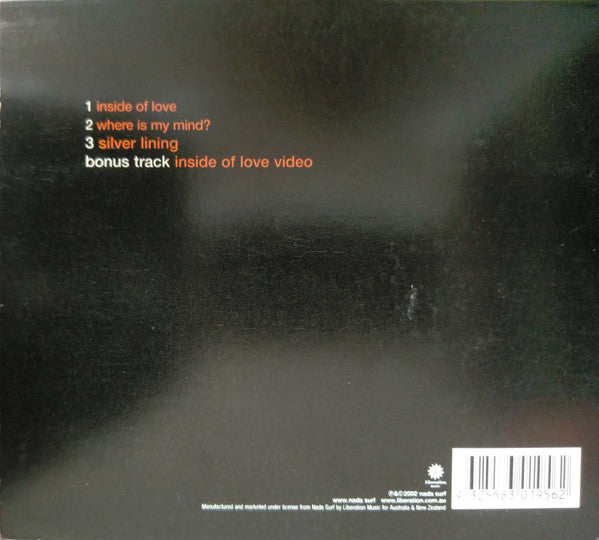 Nada Surf : Inside Of Love (CD, Single, Dig)