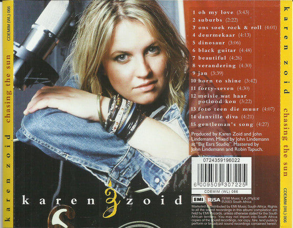 Karen Zoid : Chasing The Sun  (CD, Album)