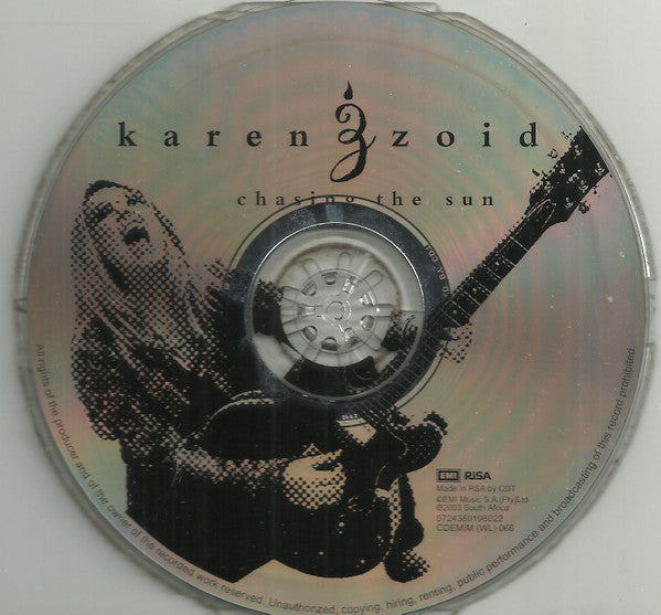 Karen Zoid : Chasing The Sun  (CD, Album)