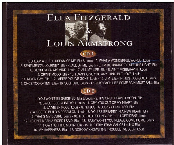Ella Fitzgerald, Louis Armstrong : Ella & Louis The Love Songs (2xCD, Comp)