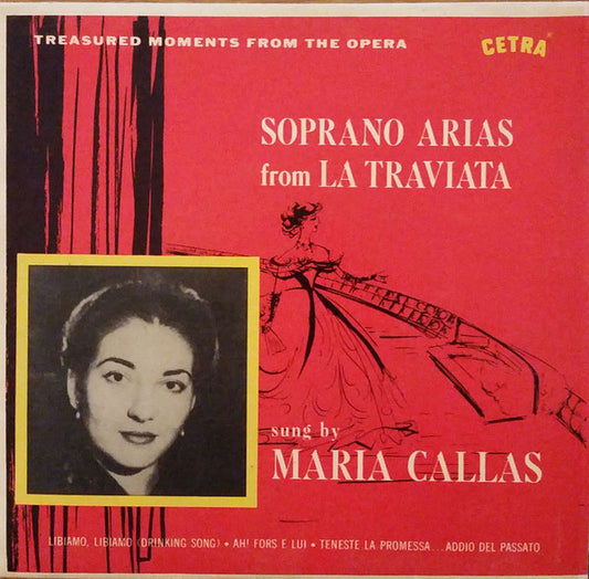 Maria Callas : Soprano Arias From La Traviata (7", EP)